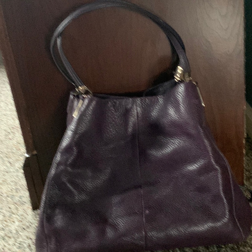 Coach purple shoulder bag